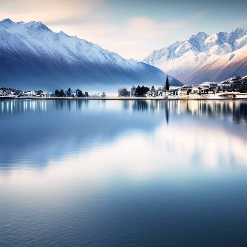The Social Media Travelers, three stylish couples, pose against the breathtaking backdrop of Queenstown, New Zealand, embracing the adventurous spirit of the Southern Alps and the allure of a coolcation getaway.