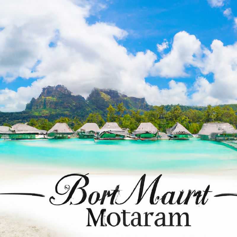 Two couples embarking on an unforgettable 3-week spring sojourn in Bora Bora, French Polynesia, surrounded by crystal-clear turquoise waters and lush tropical greenery, creating a picture of idyllic bliss.