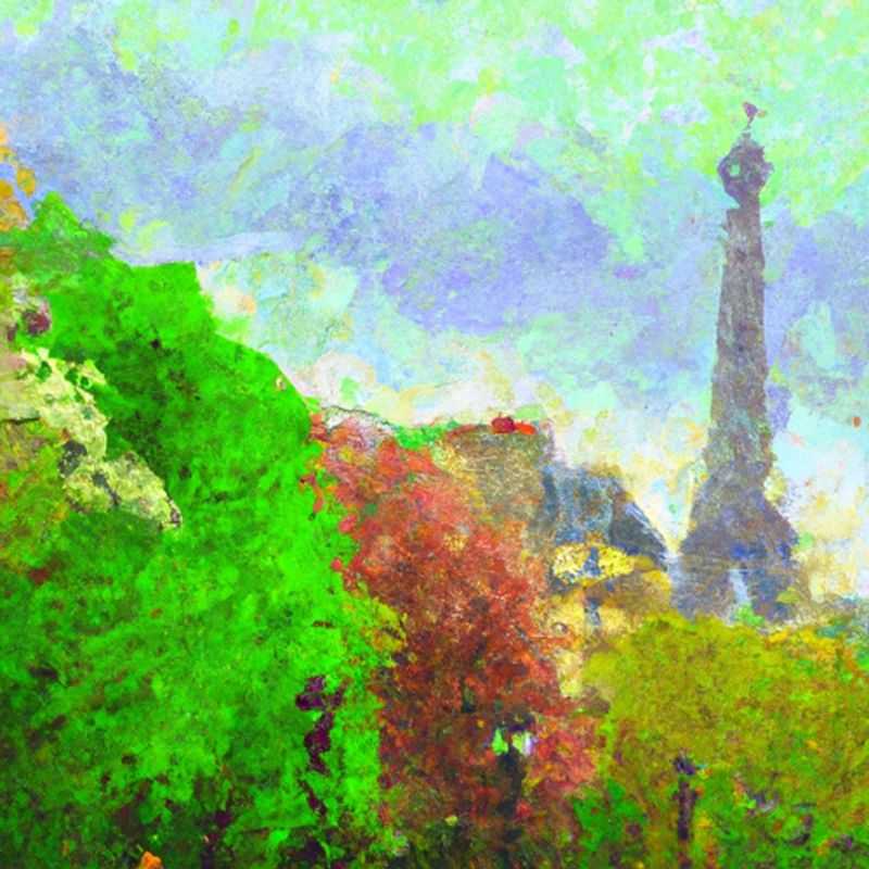 Trois couples profitant de la beauté printanière de Paris, France, avec la Tour Eiffel en arrière-plan, lors de leur voyage de deux semaines au cœur de la Ville Lumière.