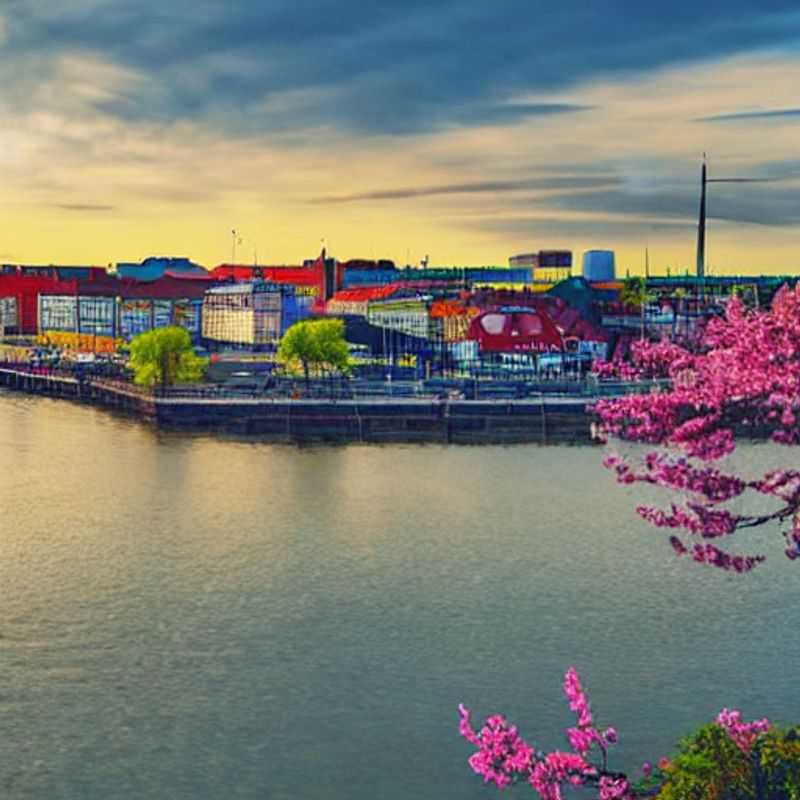 Gotemburgo, Suecia, bañado por la luz primaveral.