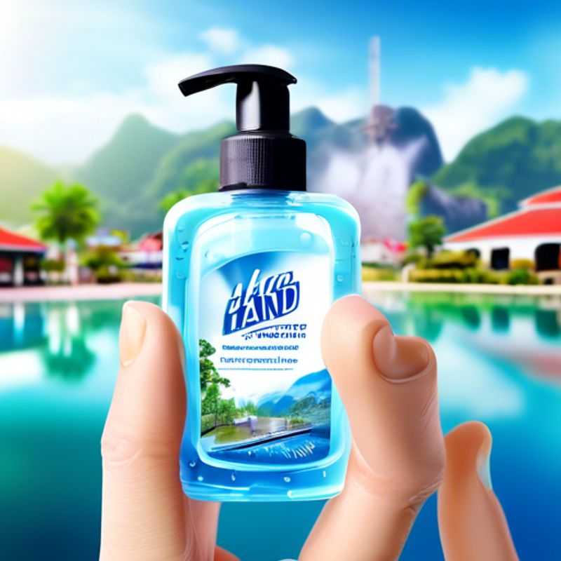 A close-up shot of a bottle of hand sanitizer and a pack of wet wipes, highlighting the essential hygiene items discussed in this guide to buying hand sanitizer and wet wipes.