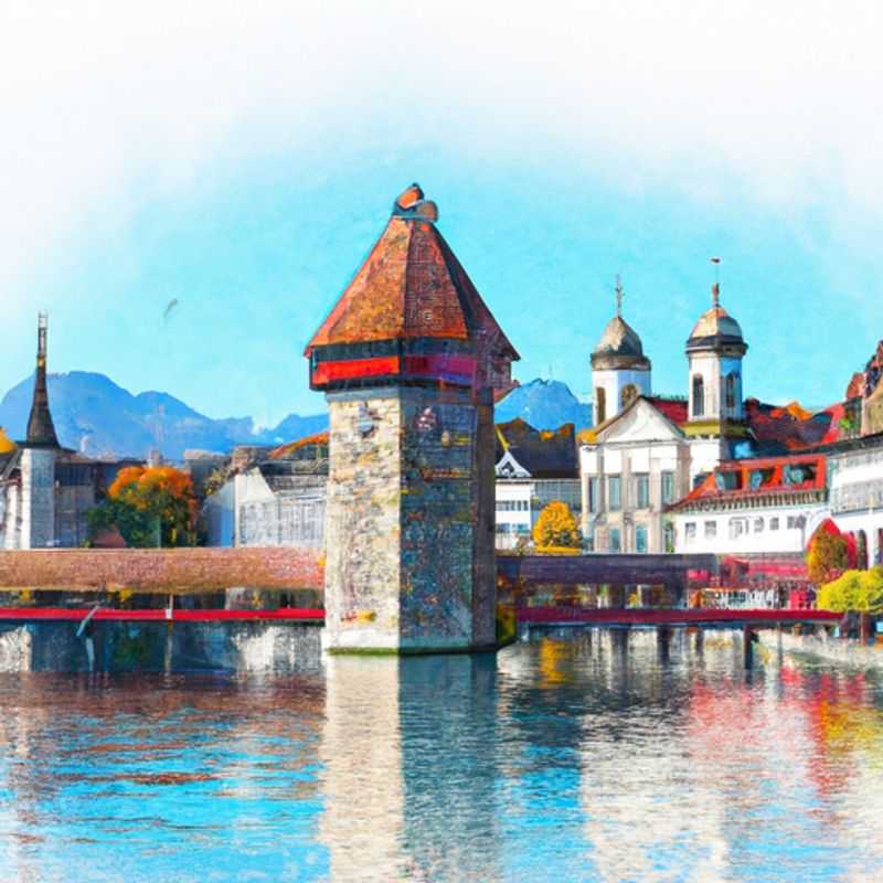 A Spring Stroll Through Lucerne's Iconic Chapel Bridge: Where History and Beauty Intertwine