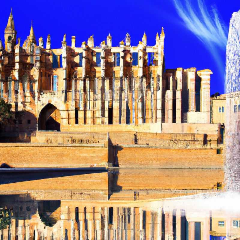 Deux couples profitent de la beauté de la cathédrale de Palma de Majorque, un joyau architectural emblématique de l'île espagnole de Palma, lors de leur escapade estivale de 3 jours.