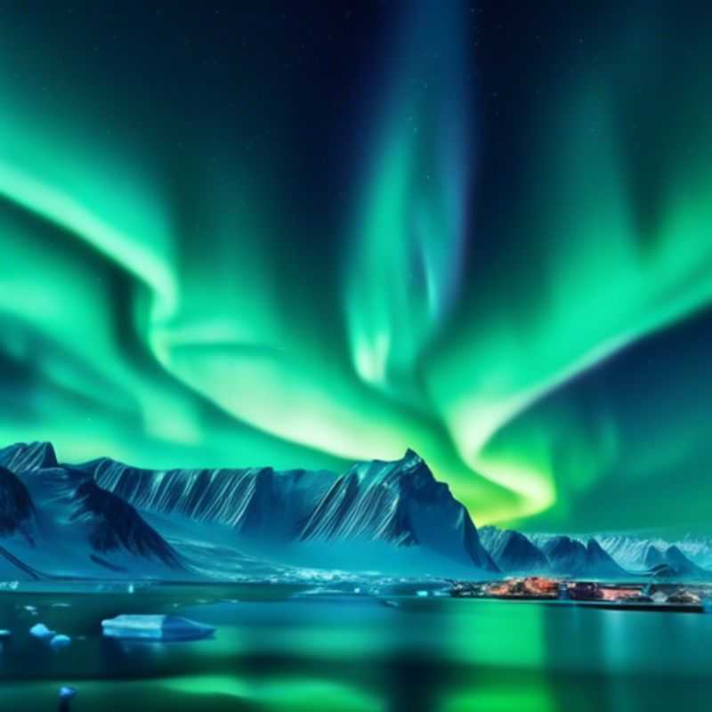 A family of adventurers, eyes wide with wonder, stand before a breathtaking panorama of Greenland's icy landscapes. The vastness of the glacier, a brilliant white against the deep blue sky, promises a unique and unforgettable 24-hour family adventure.