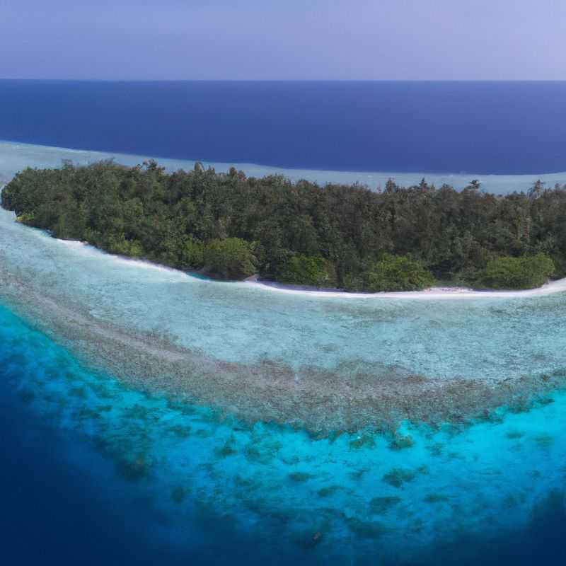 Visite de la ville de Malé aux Maldives en automne