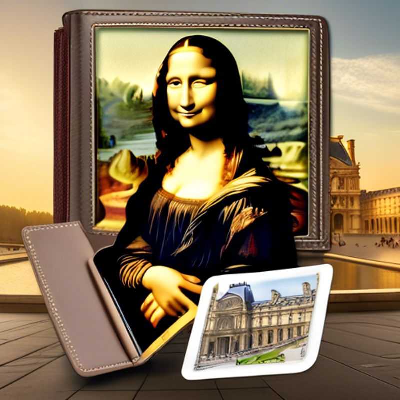 Un élégant portefeuille de voyage de luxe, prêt à accompagner vos aventures internationales.