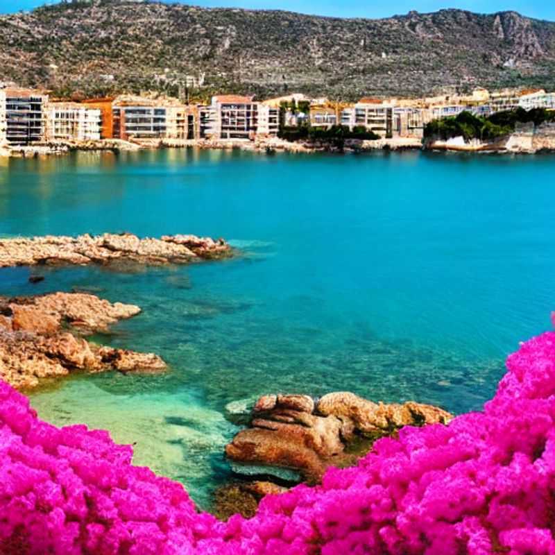 Calvià, Îles Baléares : soleil printanier et plage idyllique.