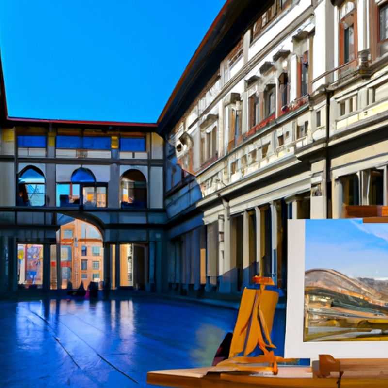 A lone traveler stands in the heart of Florence, Italy, surrounded by the city's architectural masterpieces. The Duomo's grand dome rises majestically in the background, a symbol of the city's rich artistic heritage. The traveler, immersed in the vibrant atmosphere of summer, embarks on a three-week journey of self-discovery and cultural exploration.