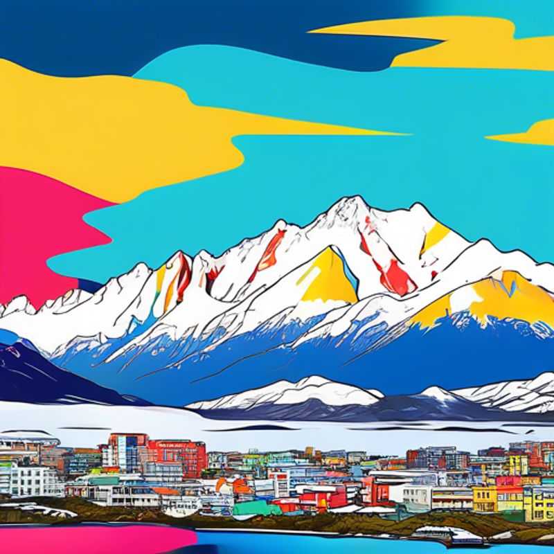 Trois couples, The Group Travelers, profitent d'un paysage spectaculaire à Ushuaia, en Argentine, pendant leur aventure de deux semaines dans cette ville au bout du monde, où les montagnes rencontrent la mer.