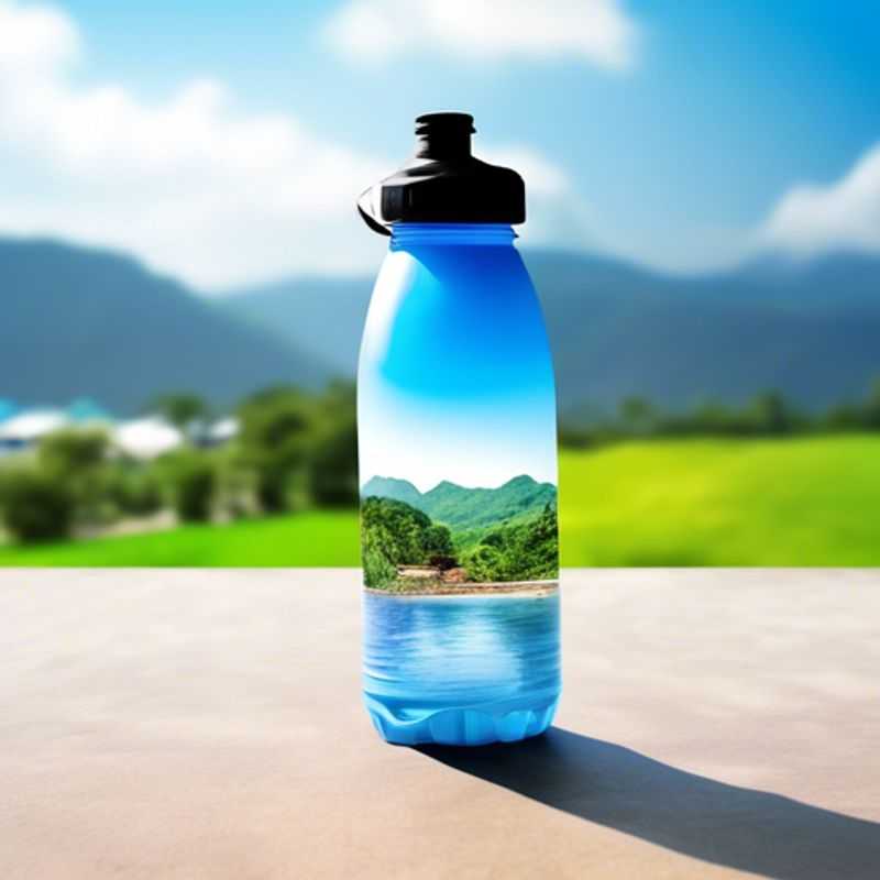 Une bouteille d'eau réutilisable, un choix écologique et pratique pour rester hydraté tout en réduisant les déchets plastiques.