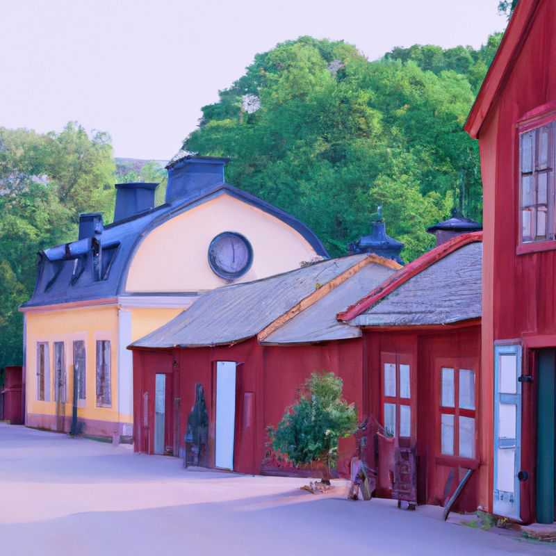 Visite du Parc d'attractions Gröna Lund à Stockholm, en Suède, pendant l'été