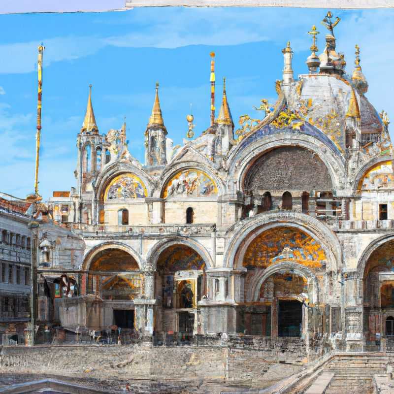 Gliding Through a Liquid Tapestry: A Gondola's Journey along Venice's Grand Canal in the Embrace of Spring